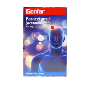 Paracetamol 500 Mg X 100 Tabletas
