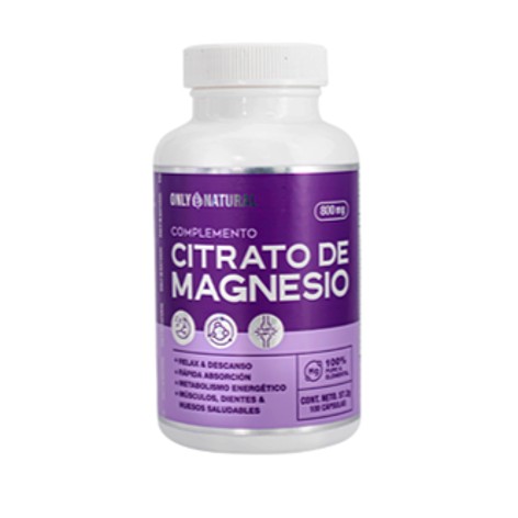 CITRATO DE MAGNESIO 57.3 Gr. / 100 caps