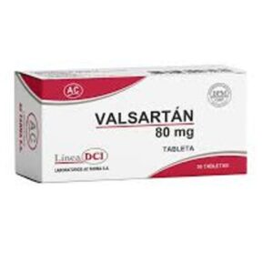 Valsartan 80 Mg X 30 Comprimidos