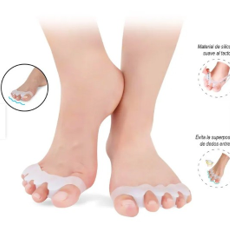Separador de dedos cilindrico de silicona - Talla S