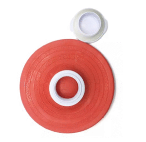 Bolsa de Hielo Plastica Ovalada Roja